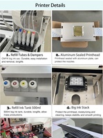 Imprimante à jet d'encre alimentaire tout-en-un FNINKJET A2 avec tête XP600, imprimante d'étiquettes automatique pour gâteaux, bonbons, biscuits, fondant, M&Ms