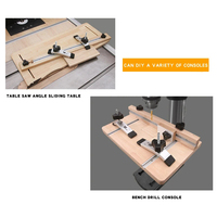Rail de guidage de scie de table en aluminium pour le travail du bois