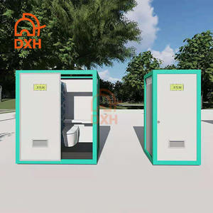 Baño móvil personalizado de alta calidad, baño interior al aire libre <span class=keywords><strong>con</strong></span> lavabo <span class=keywords><strong>integrado</strong></span>, duchas de lavabo - Product Image 1