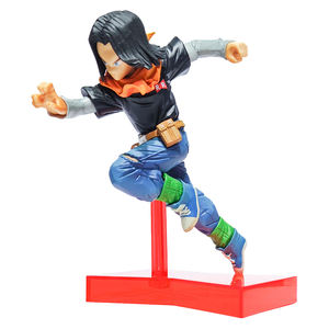 Jouets en résine PVC personnalisés de haute qualité Action & toy 20cm position de <span class=keywords><strong>combat</strong></span> décoration de voiture Android 18 <span class=keywords><strong>DBZ</strong></span> figurines anime Android 17 - Product Image 4