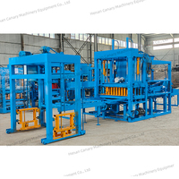 Machine de bloc de béton de ciment creux entièrement automatique CR2-45 haute capacité avec engrenage de moteur PLC 220V fabricant de briques entièrement mécanique