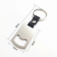 Porte-clés en époxy simple gravé au laser Bracelet en cuir en alliage de zinc par sublimation Porte-clés en acier inoxydable à code QR en métal personnalisé