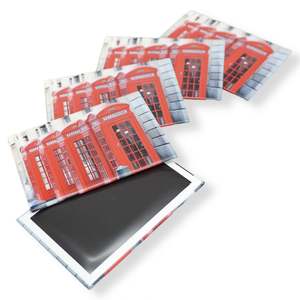 Nouvel aimant de réfrigérateur souvenir de France en tôle d'aluminium avec impression UV personnalisée et créative - Product Image 5