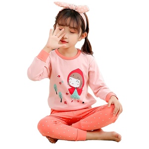 All'ingrosso ragazzo intimo termico pigiama per bambini cotone coreano lungo giovanni per bambini - Product Image 6