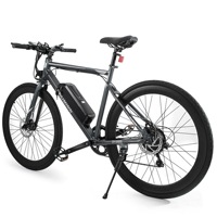 Vélo électrique tout-terrain pour adulte, best-seller transfrontalier, 26 pouces, moteur arrière sans balais 36V 250W, cadre en alliage d'aluminium, batterie au lithium