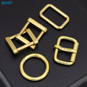 Tùy Chỉnh Kích Thước Cao Cấp Rắn <span class=keywords><strong>Brass</strong></span> Vòng Tròn Snap Clip <span class=keywords><strong>Hook</strong></span> O Ring Clasp Khóa Vòng Mùa Xuân Cổng Carabiner Cho <span class=keywords><strong>Keychain</strong></span> Túi Xách - Product Image 2