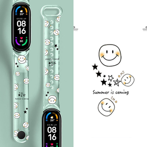 Correa para Xiaomi <span class=keywords><strong>Mi</strong></span> Band 7 6 5 4 3, Correa transparente, pulsera de silicona, repuesto para XiaoMi Band 5 4, nuevo - Product Image 4