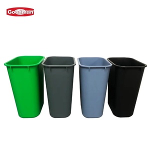 ถังขยะรีไซเคิลกลางแจ้ง13L 26L 39L ขนาดวัสดุ PP โครงสร้างแบบเปิดด้านบน - Product Image 4