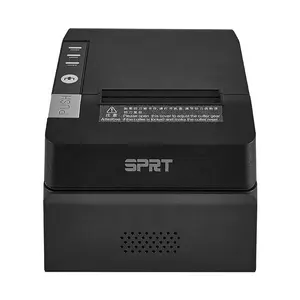Impressora térmica multifuncional de recebimentos SPRT POS891 para impressão de notas de 80 mm, impressora térmica de mesa de 3 polegadas