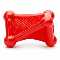 Jouet distributeur de friandises pour chien TPE Twist Bone, jouet interactif à mâcher en forme d'os pour la distribution de nourriture, jouet de puzzle IQ résistant aux morsures pour chiens