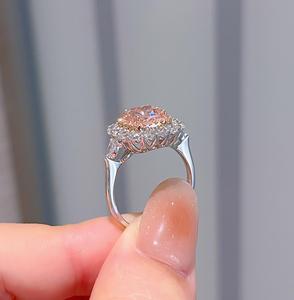 Xinfly 18k gold AU750 <b>Ring</b> 2.0ct Lab Diamond <b>Ring</b> Engagement Jewelry Fashion <b>Wedding</b> Band Custom Design - Product Image 3