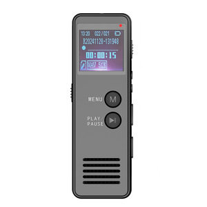 Enregistreur vocal numérique T65 avec fente pour carte externe, format WAV, lecteur MP3, USB 2.0 - Product Image 1