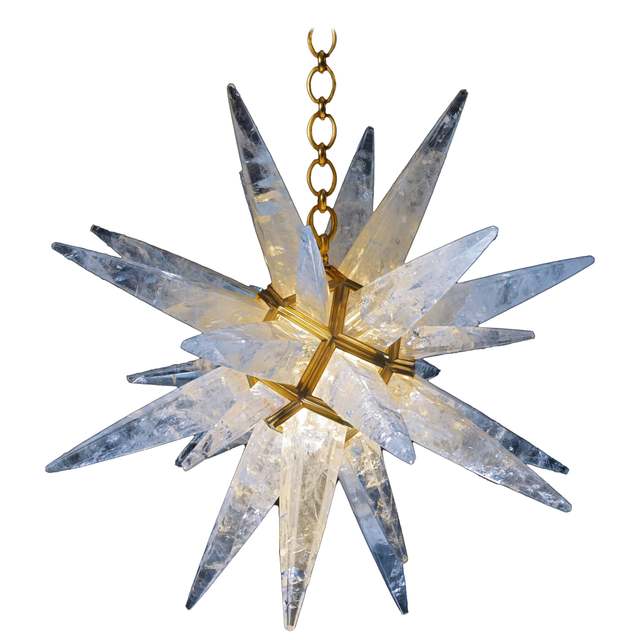 Modern Chandelier Lampwork Crystal Prism Ball for Living Room Restaurant Bedroom Home Decor Hanging Pendant Lamp