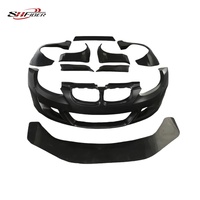Kit carrosserie large en fibre de verre Série 3 M3, pour pare-chocs avant, aileron arrière et ailes de BMW E92 E93