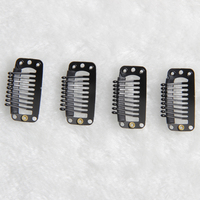 Clips de Acero Inoxidable al por Mayor para Pelucas y Extensiones de Cabello Humano o de Plumas