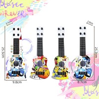 Hot Sale Kids Vintage Early Education Musical Instrument Playing Guitar Beginner Boy Girl Toys Mini Ukulele Guita