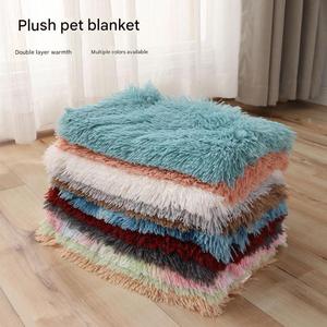 Plush Soft Large Modern Waterproof Eco-friendly Dog Blanket Warm All Seasons Indoor/Outdoor Use Solid Pattern Pet <b>Mat</b> - Product Image 1