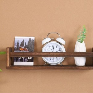 Wooden <b>Wall</b> Shelf 2 Tier Rectangle Multipurpose <b>Hanging</b> <b>Storage</b> For Plants And Decorations - Product Image 4
