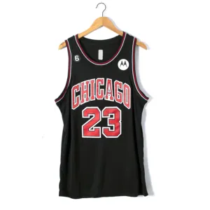 原装1:1 2022/23赛季新款男篮制服缝制芝加哥球队篮球服定制篮球衫