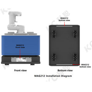 MAG212 Bipolaire Magnetische Navigatiesensor voor AGV Hall Effect 3mm Nauwkeurigheid 10-80mm Detectiebereik IP65 Bescherming CAN/RS232 - Product Image 5