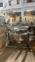 Huashang op maat gemaakte hoogwaardige roestvrijstalen industriële kantelbare mengketel met mantel voor tarwe, groenten en voedingsmiddelenfabrieken
