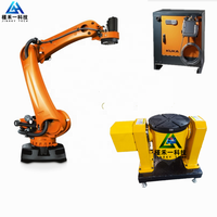 Ventes d'usine 500 kg Positionneur de soudage rotatif à double axe bon marché et de haute qualité pour robot KUKA, YASKAWA, FANUC