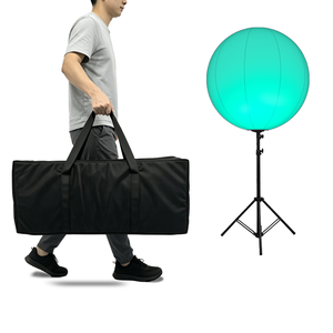 Tour lumineuse LED portable et mobile avec télécommande personnalisée, contrôle par application Tuya, trépied télescopique, changement de couleur RVB - Product Image 1