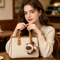 Porte-clés en peluche chat siamois moelleux, breloque de sac en peluche douce, pendentif pour sac à dos, accessoire pour enfants et filles