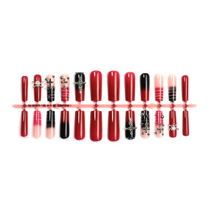 Artificial <b>Nails</b> Water Pipe a Manicure <b>Set</b> <b>Nail</b> Rhinestones <b>Nail</b> Stickers <b>Nail</b> Kit <b>Nail</b> Art Stickers Handmade False <b>Nails</b> <b>Nails</b> - Product Image 5