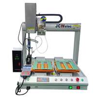 Machine de soudage à points et à dragage d'étain entièrement automatique JCW-TS91 pour cartes de circuits imprimés, câbles USB et éclairage LED