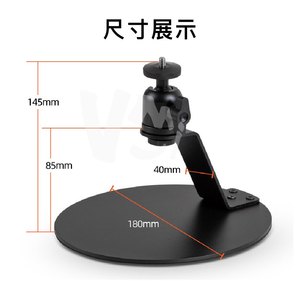 Soporte de trípode de escritorio para proyector Universal Premium de 1/4 "con altura ajustable giratorio libre de 360 grados para oficina en casa - Product Image 6