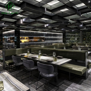 Bộ bàn ghế nhà hàng phong cách hiện đại HUALIN, bàn ăn bằng đá sintered chất lượng cao, phù hợp cho khách sạn, quán cà phê, nhà hàng theo chủ đề. - Product Image 6