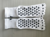 Chaussettes Antidérapantes Personnalisées Custom Grip Socks de Haute Qualité avec Logo Personnalisé