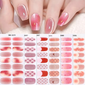 Oeil de chat américain européen Ins 3D autocollants pour ongles poudre d'oignons scintillants imperméables décalcomanies pour manucure française plastique transfrontalier - Product Image 2