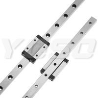 Micro guía lineal Serie MGW Industrias CNC Venta al por menor Nueva condición Ingeniería de precisión Riel lineal de acero de movimiento suave