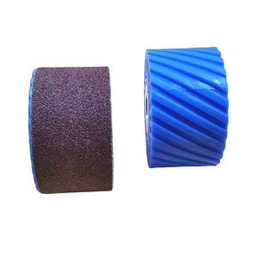 Muela abrasiva de goma Suela abrasiva Zapato de rueda mecánica Anillo de <span class=keywords><strong>esmeril</strong></span> Zapatos de rueda con núcleo de aluminio de goma - Product Image 2