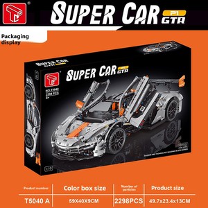 T5040 <span class=keywords><strong>McLaren</strong></span> P1 Supercar en plastique ABS, échelle 1:10, jouet de construction, blocs de construction avec des briques à petites particules - Product Image 3