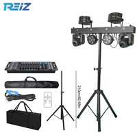 Barre de scène portable 5-en-1 à effets RGBW LED Beam Moving Head Derby Par Spot Strobe DMX512 avec console DMX512