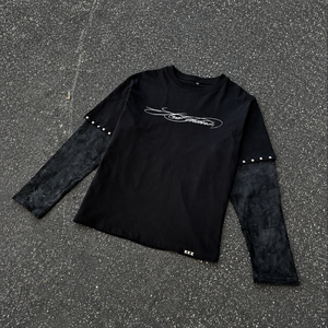 <span class=keywords><strong>T</strong></span>-<span class=keywords><strong>shirt</strong></span> Homme Coupe Slim Manches Longues Coton Qualité Supérieure 300GSM Motif Vente en Gros Taille M <span class=keywords><strong>T</strong></span>-shirts - Product Image 1