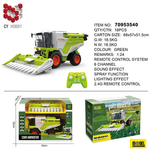 Camion RC 2,4G <span class=keywords><strong>Jouet</strong></span> de ferme du fermier, moissonneuse-batteuse de blé et de maïs, voiture <span class=keywords><strong>jouet</strong></span> pour enfants, voiture de fermier pour enfants, cadeau - Product Image 5