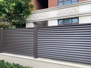 קל להרכבה אלומיניום מתכת שטוחה אטריות קיר גבול גדר תנועה בטוחה חסמי קהילות וילה פרטית אזורים הנוסעים - Product Image 5