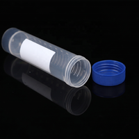Tubes de centrifugation en plastique pour laboratoire, à fonds coniques/ronds, 15 ml