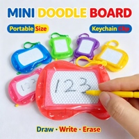 Mini tableau à dessin effaçable en plastique avec stylo et cordon, idéal pour les cadeaux de fête pour enfants et les sacs surprises (vente en gros)