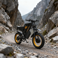 Bicicleta eléctrica todo terreno, batería extraíble de 48V, motor Shimano de 500W, 7 engranajes, motocicletas todoterreno,