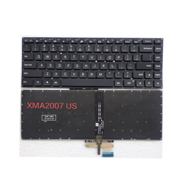 Factory New US Layout Laptop Keyboard for Xiaomi Redmi Book XMA2007 English Replacement Notebook Laptop Keyboard