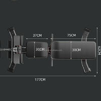 Banc de musculation pliable et réglable anti-stress pour la salle de sport, idéal pour l'entraînement de force et les exercices de fitness
