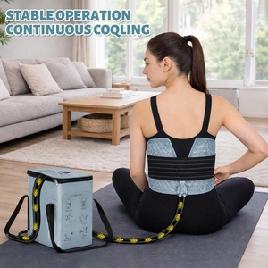 Compresor <span class=keywords><strong>de</strong></span> hielo para rodilla <span class=keywords><strong>de</strong></span> bajo ruido, dispositivo <span class=keywords><strong>de</strong></span> terapia <span class=keywords><strong>de</strong></span> frío <span class=keywords><strong>de</strong></span> gran capacidad para pies y cintura, para recuperación deportiva, alivia el <span class=keywords><strong>dolor</strong></span> y <span class=keywords><strong>la</strong></span> inflamación - Product Image 3