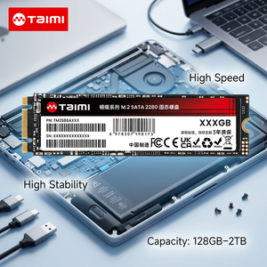 Taimi İnsan Dostu Fiyatlı Dahili SATA 3.0 SSD 128GB NGFF M.2 2280 Yüksek Hızlı Katı Hal Sürücüsü - Product Image 2