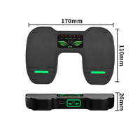 Tourne-page sans fil portable pour tablettes et smartphones, avec pédale Bluetooth, rechargeable et avec patin antidérapant