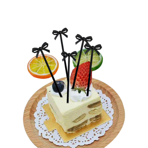 Giảm Giá Hấp Dẫn Nĩa Hái Trái Cây Hình Nơ Cho Trẻ Em Phụ Kiện Hộp Bento Phụ Kiện Ăn Trưa Cho Người Lớn Nĩa Làm Bánh - Product Image 2